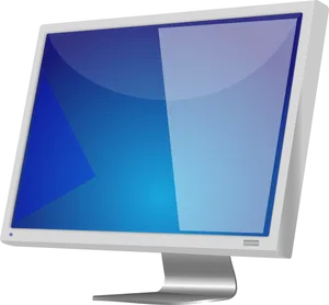 Modern Computer Monitor Display PNG Image