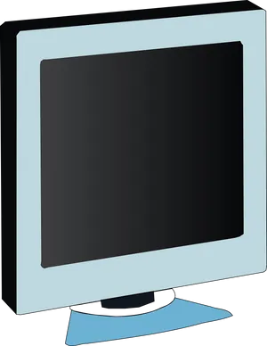 Modern Computer Monitor Illustration PNG Image