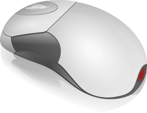 Modern Computer Mouse Design PNG image with transparent background
