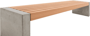 Bench Png Concrete Wood, Transparent Png PNG image with transparent background