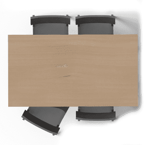 Dining Table Top View Clipart - Table & Chair Top View, HD Png Download PNG image with transparent background
