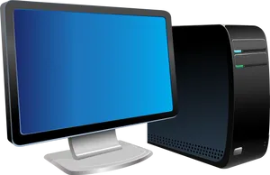 Modern Desktop Computer Clipart PNG Image