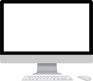 Modern Desktop Setup PNG Image