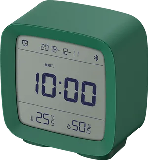 Modern Digital Alarm Clock PNG Image