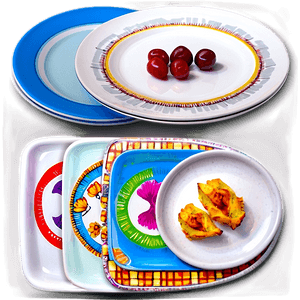 Modern Dinner Plates PNG xnk PNG