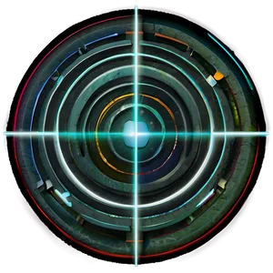 Modern Dot Crosshair Png 06212024 PNG Image