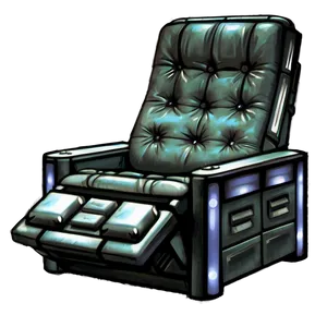 Modern Electric Chair Artwork Png Evd PNG Image