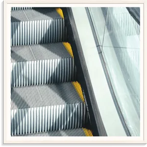 Modern Escalator Close Up View.jpg PNG Image