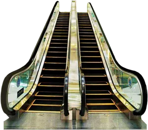 Modern Escalator Design PNG Image