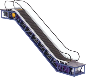 Modern Escalator Design.png PNG Image