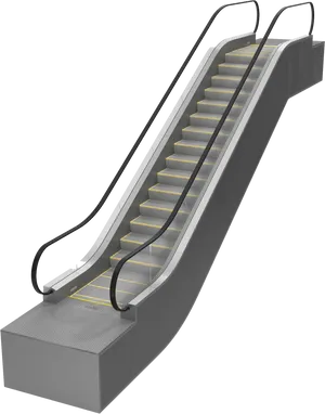 Modern Escalator Design.png PNG Image