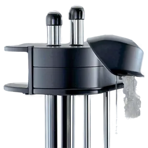 Modern Espresso Machine Portafilter Dripping PNG Image