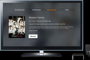Modern Family T V Schedule Interface PNG image with transparent background