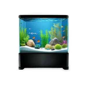 Modern Fish Tank Png Wte PNG Image