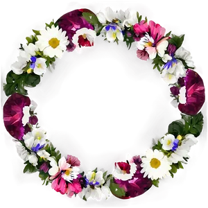 Modern Flower Circle Png Bwk62 PNG Image