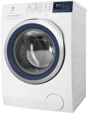 Modern_ Front_ Load_ Washing_ Machine PNG Image