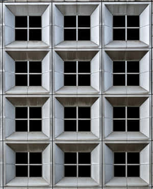 Modern Geometric Building Windows.jpg PNG image with transparent background