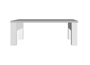 Modern Gray Office Table PNG Image