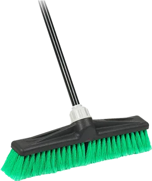 Modern Green Bristle Broom.jpg PNG Image