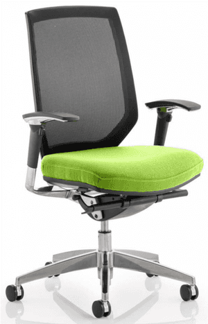 Midas Upholstered Green Executive Mesh Office Chair - Office Chair, HD Png Download PNG with transparent background