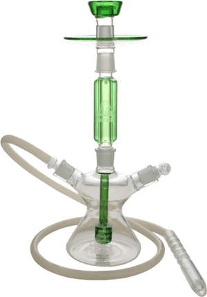 Pharaoh's Glacier Hookah Green - Pharaoh Glass Hookah PNG