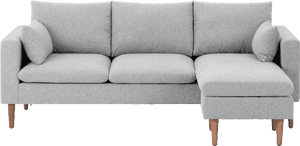 Light Grey L Shape Sofa, HD Png Download PNG image with transparent background
