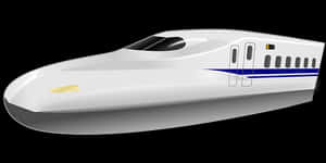 Modern High Speed Train Design PNG image with transparent background