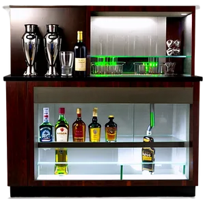 Modern Home Bar Setup Png 26 PNG Image