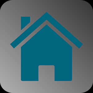 Modern Home Icon Simple Design PNG image with transparent background