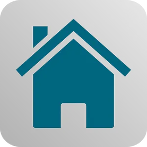 Modern Home Icon Simple Design PNG Image