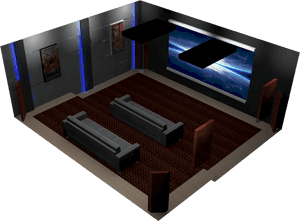 Home Theater Acoustic Panel Design, HD Png Download PNG with transparent background