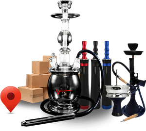 Assorted Hookah Parts And Accessories - Hookah PNG