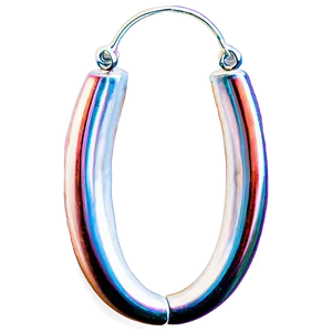 Modern Hoop Earring Png Bel92 PNG Image