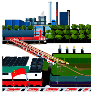 Modern Industry Landscape PNG 60 PNG with transparent background
