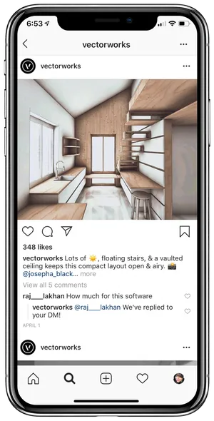 Modern Interior Design Instagram Post PNG Image