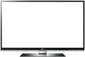 Modern L E D T V Blank Screen PNG Image