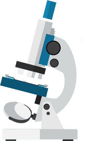 Modern Laboratory Microscope PNG