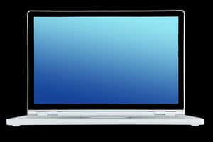 Modern Laptop Gradient Screen PNG with transparent background
