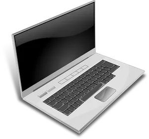 Modern Laptop Vector Illustration PNG Image