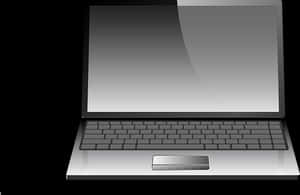 Modern Laptop Vector Illustration PNG image with transparent background
