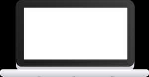 Modern Laptop Vector Illustration PNG with transparent background