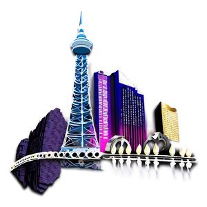 Modern Las Vegas Skyline Png 06252024 PNG Image