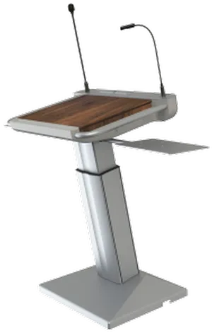 Modern Lectern Design PNG Image