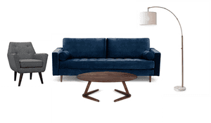 Veda Living Room Package - Studio Couch, HD Png Download PNG image with transparent background