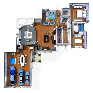 Modern Mansion Layout PNG 25 PNG image with transparent background
