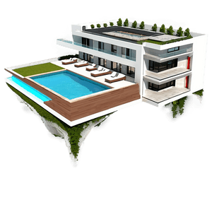 Modern Mansion Layout PNG 31 PNG image with transparent background