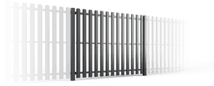 Pale Fences - Gate - Gate, HD Png Download PNG with transparent background