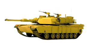 Modern Military Tank Isolated PNG image with transparent background