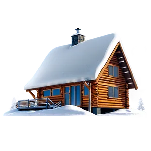 Modern Mountain Cabin Png Viy PNG Image