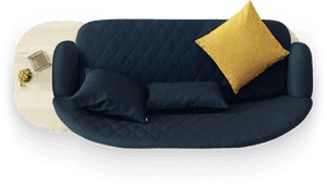 2648 Furniture Hero Asset - Sofa Top View Png, Transparent Png PNG image with transparent background